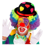 Op deze afbeelding zie je een Accessoires, van het merk Widmann. Vol Van Liefde Clown Bolhoed Zwart
