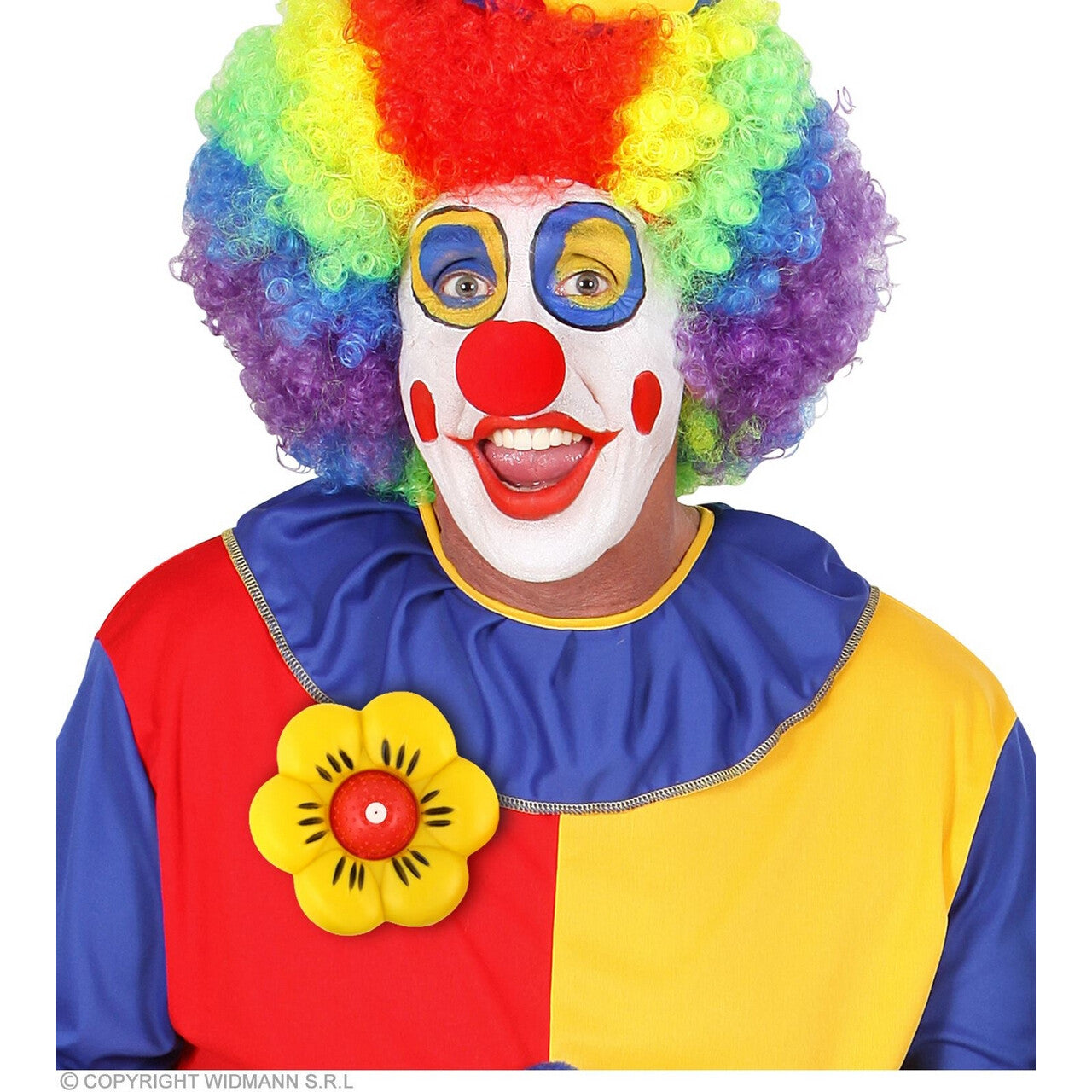 Op deze afbeelding zie je een Accessoires, van het merk Widmann. Geinige Spuitende Bloem Geel