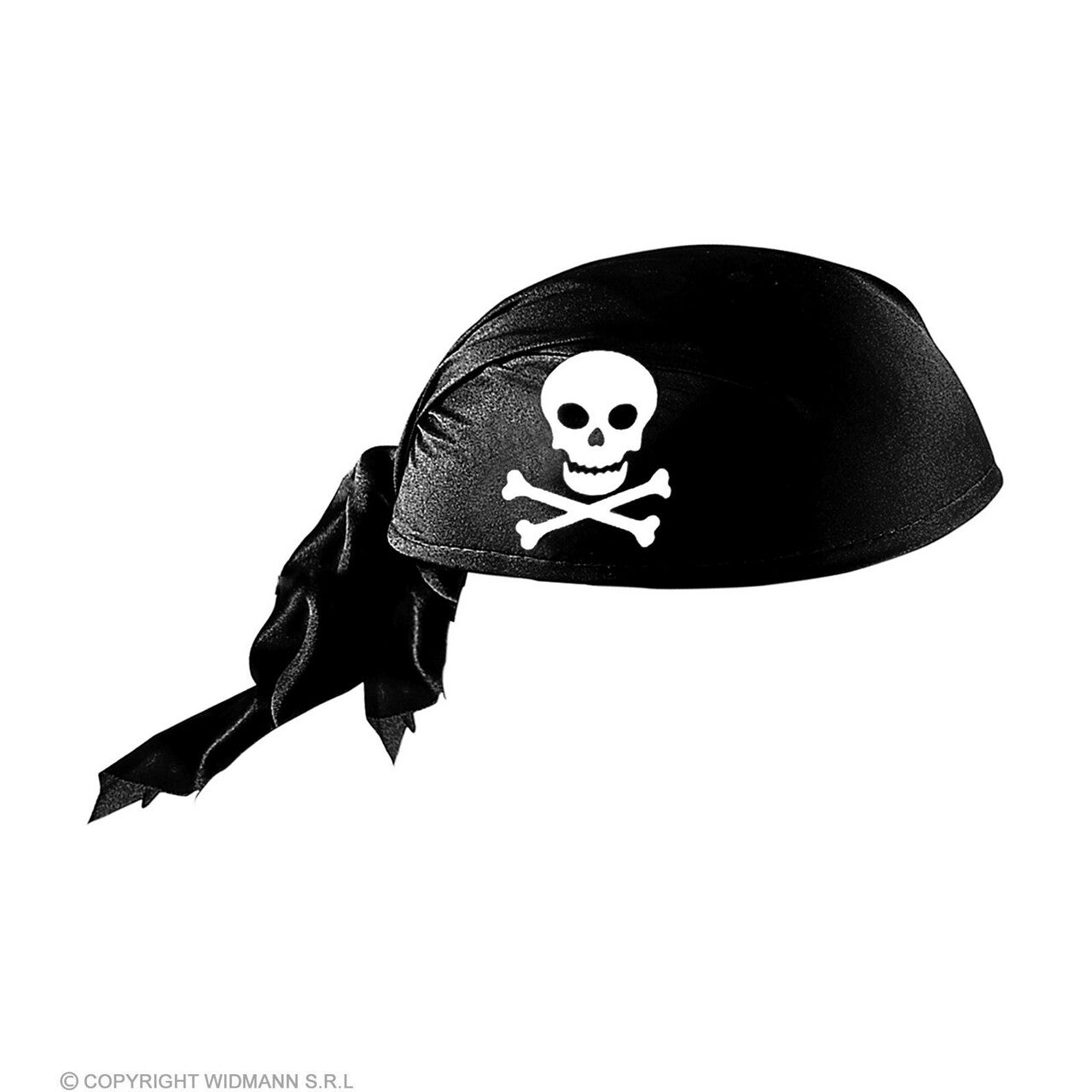 Op deze afbeelding zie je een Accessoires, van het merk Widmann. Piratenhoed Zeerover Black Bart, Vilt Zwart