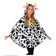 Op deze afbeelding zie je een Kostuums, van het merk Widmann. Berta Nummer 1 Koe Poncho Kind Kind