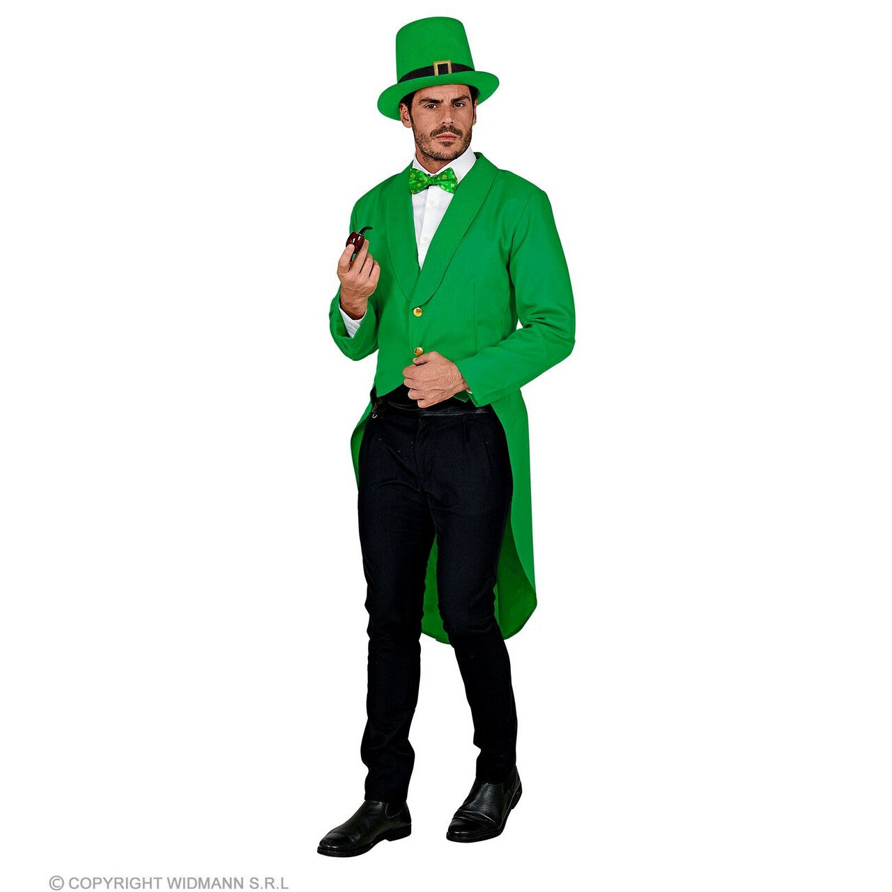 Op deze afbeelding zie je een Kostuums, van het merk Widmann. Patrick Green Slipjas Man