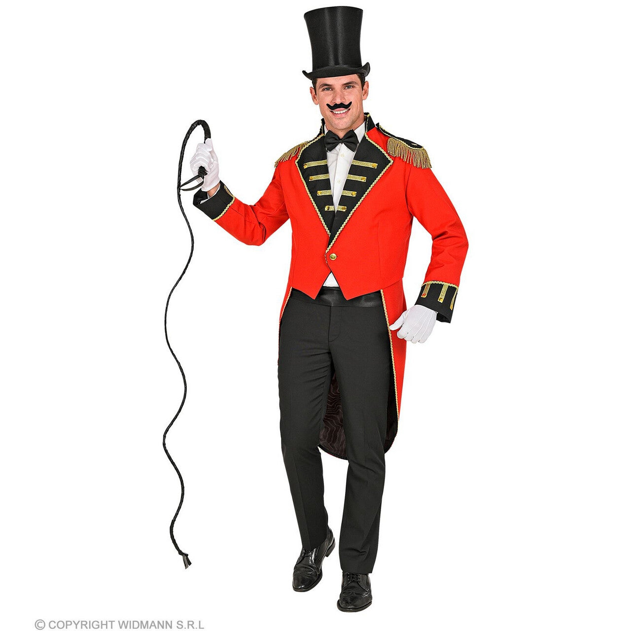 Op deze afbeelding zie je een Kostuums, van het merk Widmann. Circus Directeur Ben De Baas Man