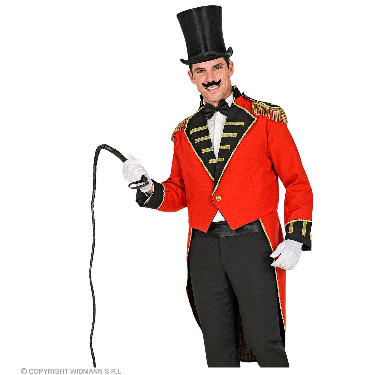 Op deze afbeelding zie je een Kostuums, van het merk Widmann. Circus Directeur Ben De Baas Man
