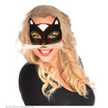 Oogmasker Kat Met Snorharen, Zwart