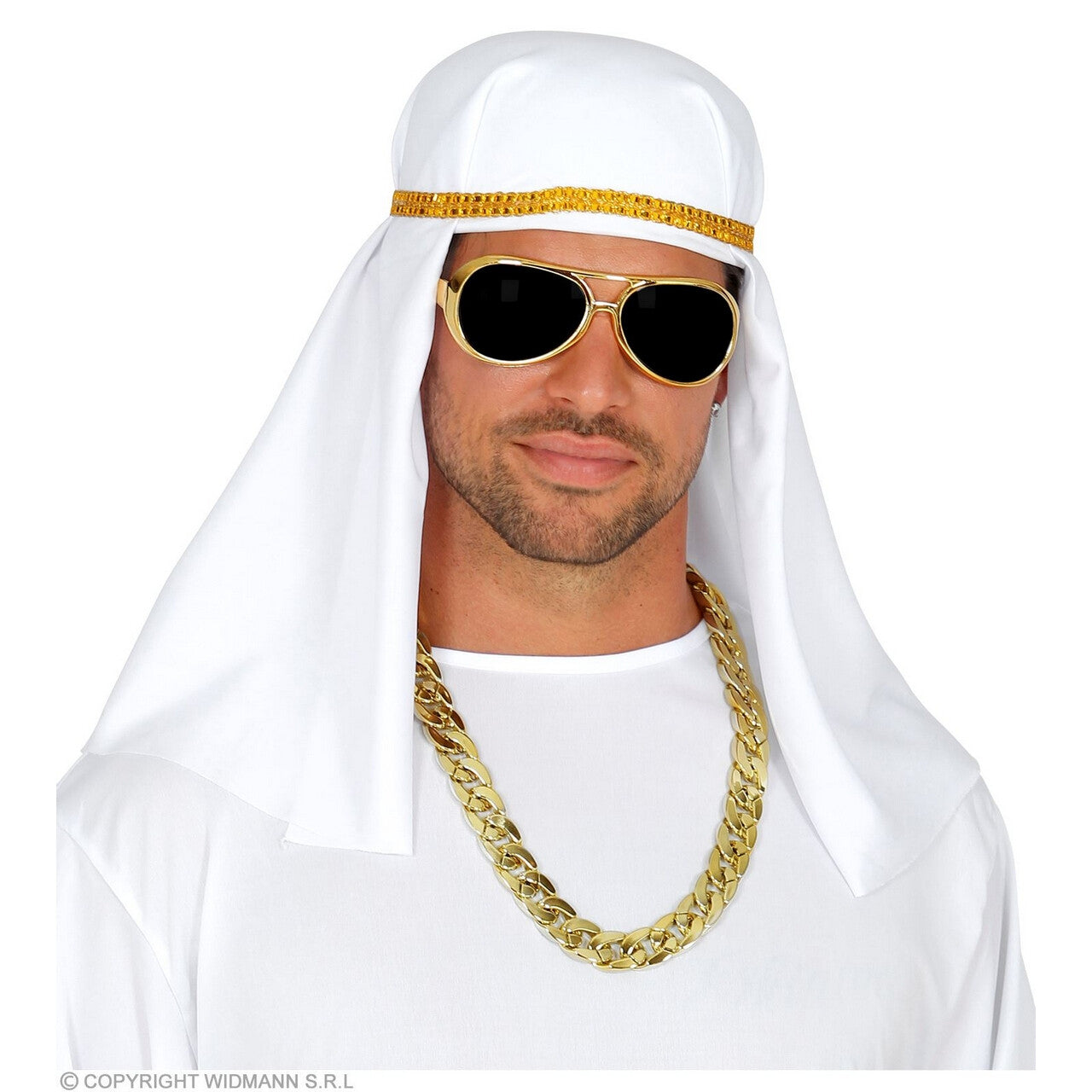 Op deze afbeelding zie je een Accessoires, van het merk Widmann. Chique Sheik Accessoire Set