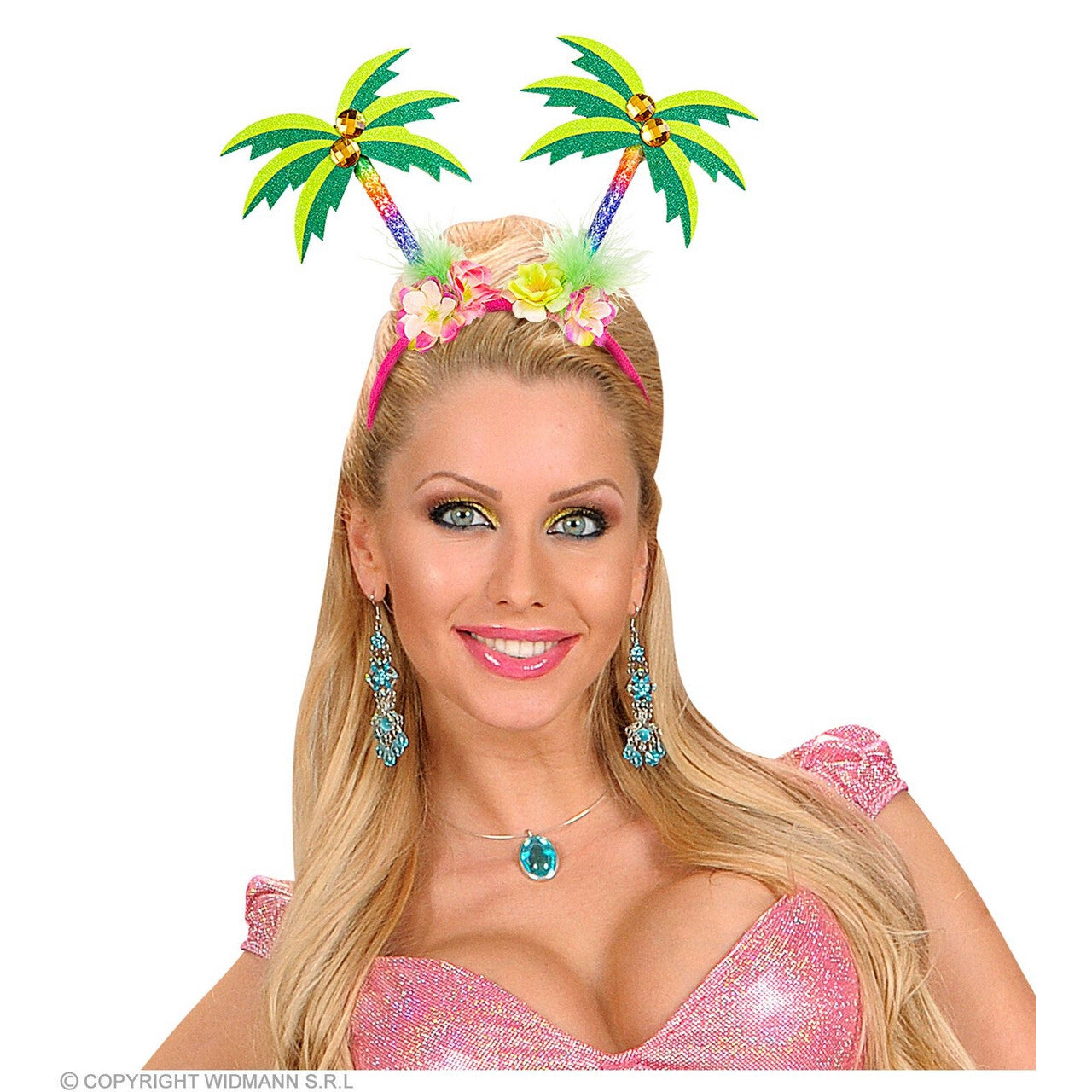 Op deze afbeelding zie je een Accessoires, van het merk Widmann. Beach Style Palmbomen Bopper