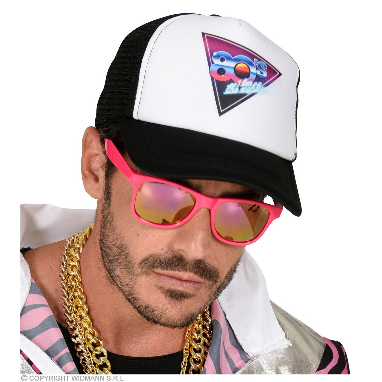 Op deze afbeelding zie je een Accessoires, van het merk Widmann. Coole Jaren 80 Retro Pet