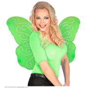 Op deze afbeelding zie je een Accessoires, van het merk Widmann. Fabelachtige Groene Glitter Vleugels Bosfee