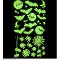 Glow In The Dark Halloween Spinnen En Vleermuizen Stickers