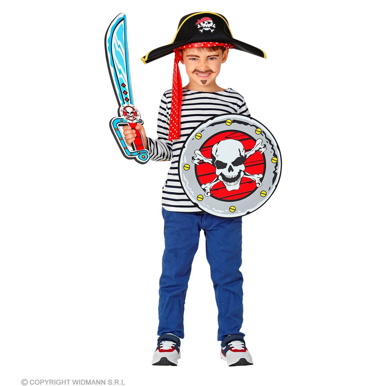 Op deze afbeelding zie je een Accessoires, van het merk Widmann. Beruchte Piraat Brutus Van Skoll Eiland
