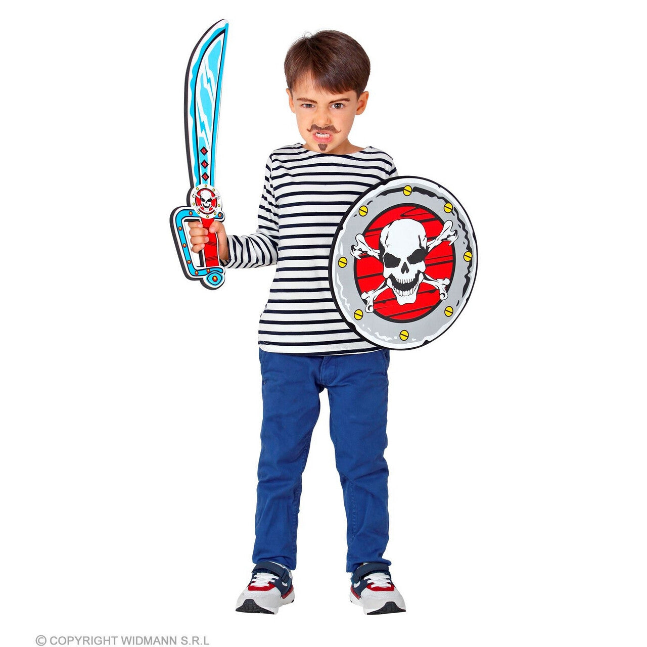 Op deze afbeelding zie je een Accessoires, van het merk Widmann. Beruchte Piraat Brutus Van Skoll Eiland