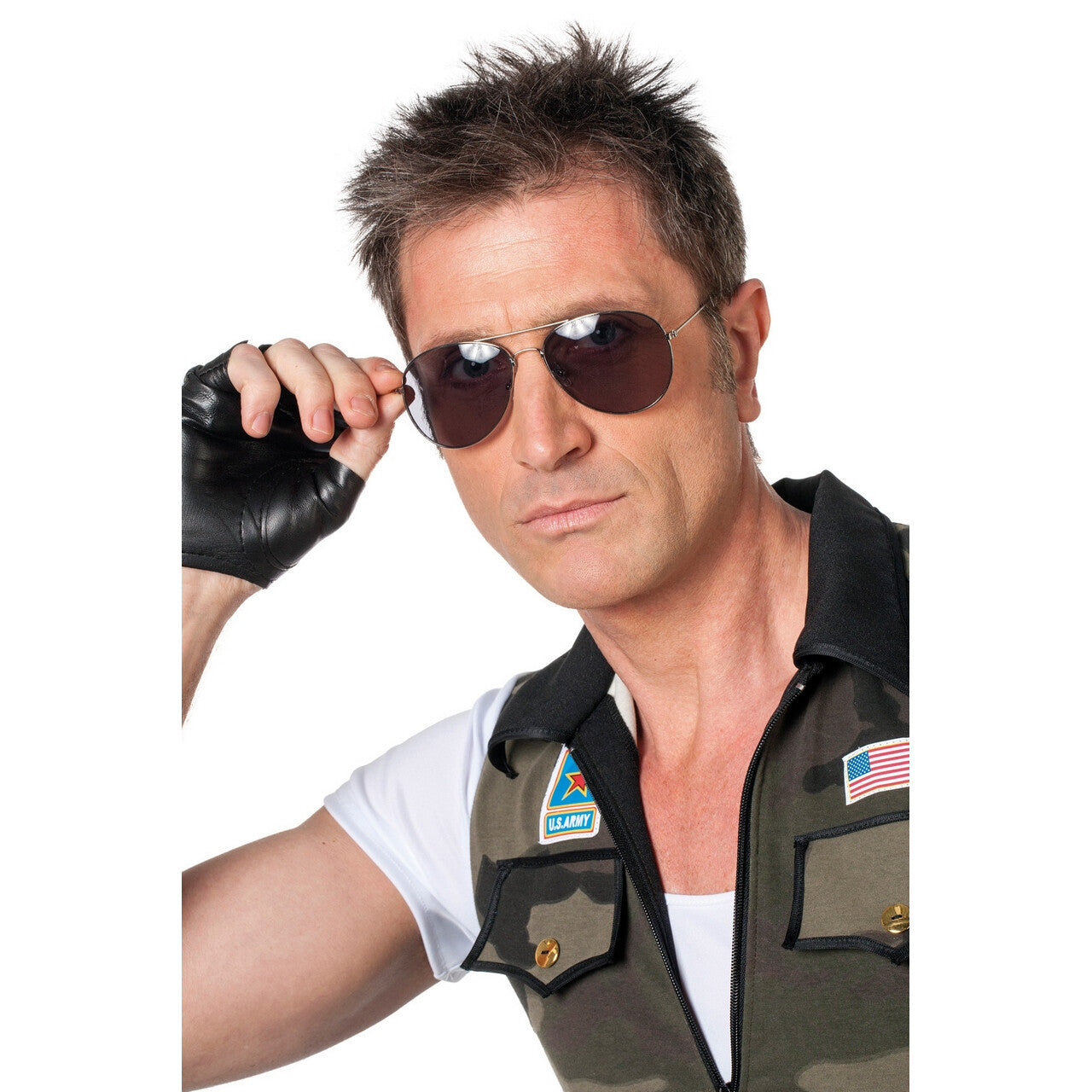 Op deze afbeelding zie je een Accessoires, van het merk Wilbers. Bril Amerikaanse Politie