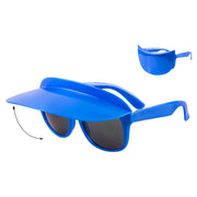 Op deze afbeelding zie je een Accessoires, van het merk Wilbers. Bril Met Zonneklep Blauw