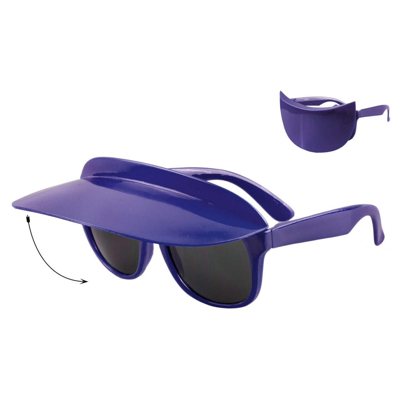 Op deze afbeelding zie je een Accessoires, van het merk Wilbers. Bril Met Zonneklep Paars