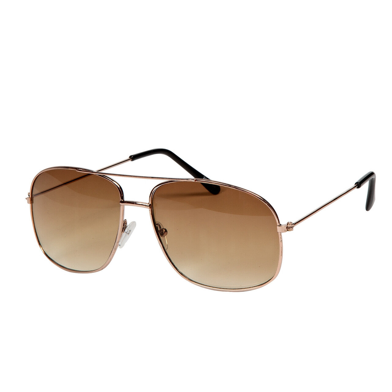 Op deze afbeelding zie je een Accessoires, van het merk Wilbers. Bruine Vegas Bril Jaren 70