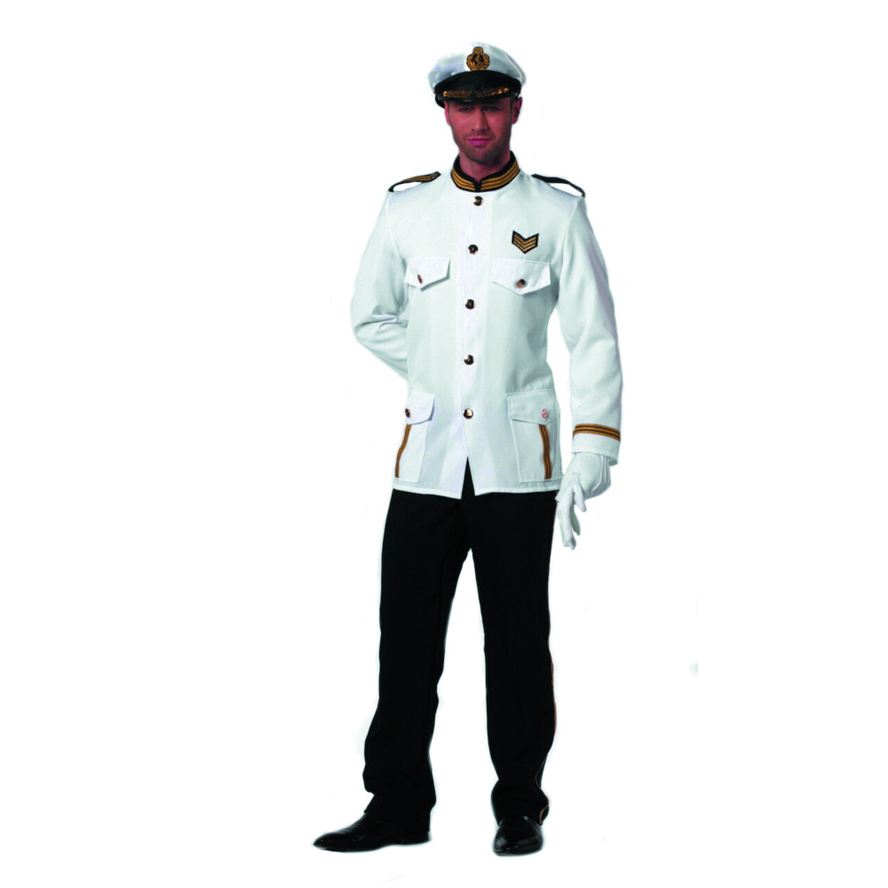 Op deze afbeelding zie je een Kostuums, van het merk Wilbers. Officier Marinier Eerste Klas Man Kostuum