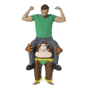 Op deze afbeelding zie je een Kostuums, van het merk Wilbers. Hilarische Man Op Aap Kostuum
