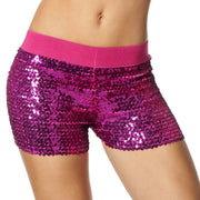 Op deze afbeelding zie je een Kostuums, van het merk Wilbers. Hotpants Pailletten Roze Vrouw