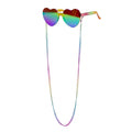Loving Rainbows Bril Met Ketting