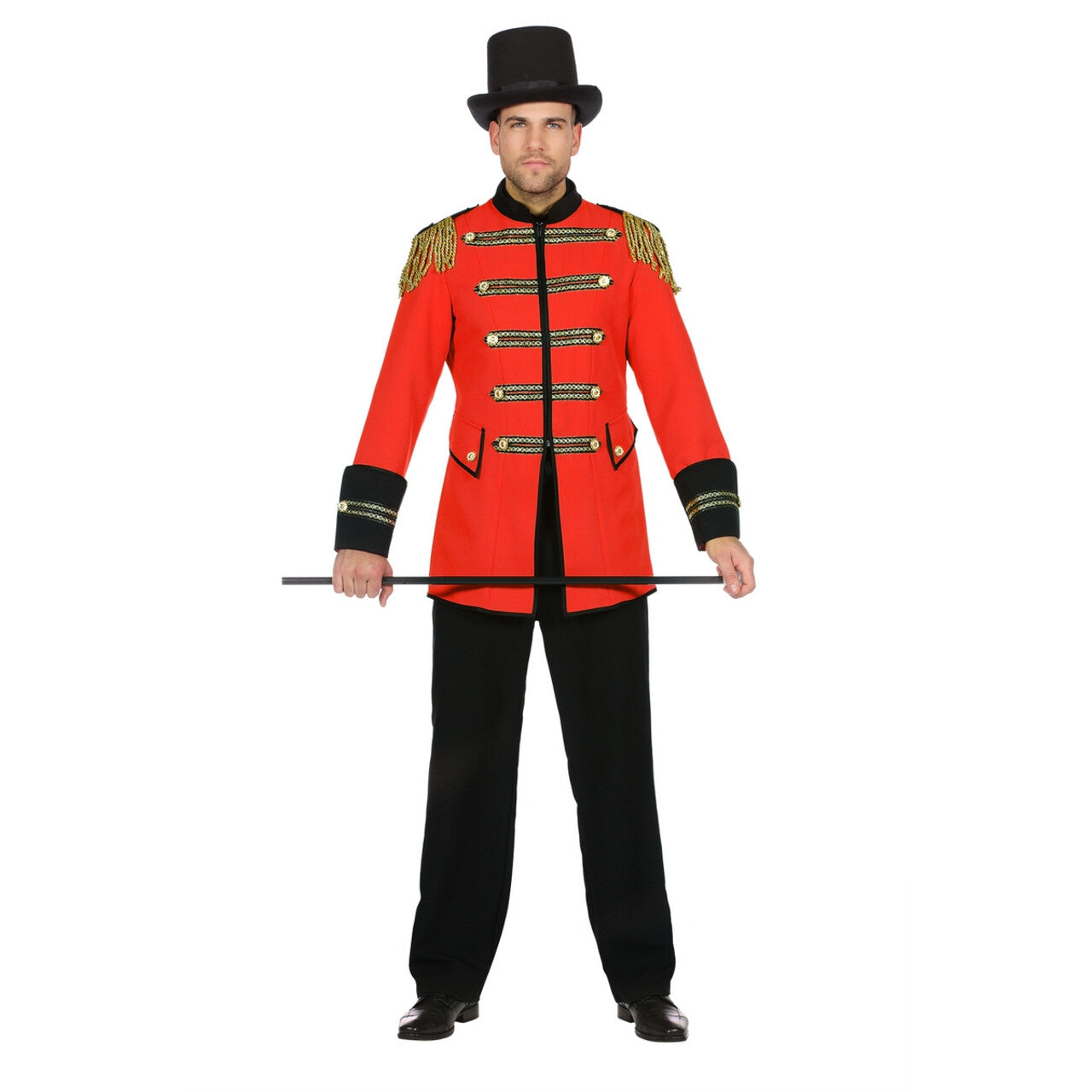 Op deze afbeelding zie je een Kostuums, van het merk Wilbers. Dappere Rode Dompteur Circus Man
