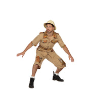 Op deze afbeelding zie je een Kostuums, van het merk Wilbers. De Jungle Slaapt Nooit Safari Man Kostuum