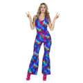 Catsuit Atomic Meidengroep Jaren 80 Disco Vrouw Kostuum