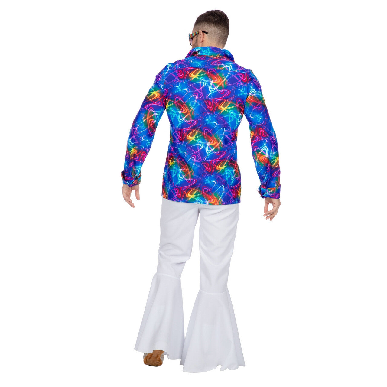 Op deze afbeelding zie je een Kostuums, van het merk Wilbers. Shirt Disco Atomic Swirls Man
