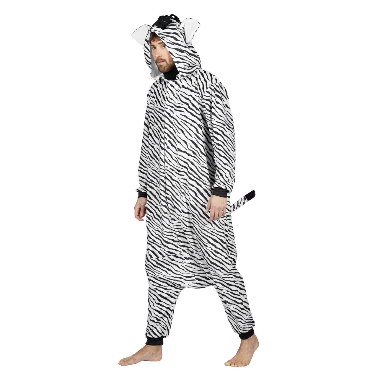 Op deze afbeelding zie je een Kostuums, van het merk Wilbers. Het Paard Van De Savanne Zebra Kostuum
