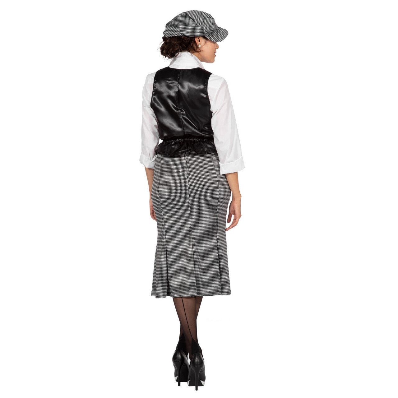 Op deze afbeelding zie je een Kostuums, van het merk Wilbers. Set Roaring 20s Polly Eastender Vrouw Kostuum