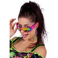 Neon Roze Jaren 80 Bluepaint Ski Zonnebril