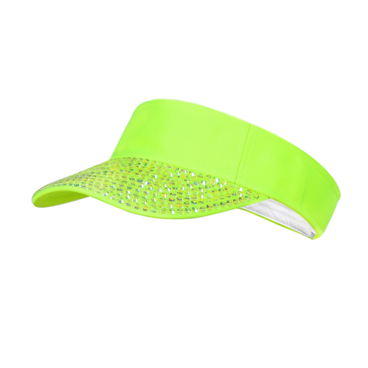 Op deze afbeelding zie je een Accessoires, van het merk Wilbers. Groene Bling Bling Zonneklep