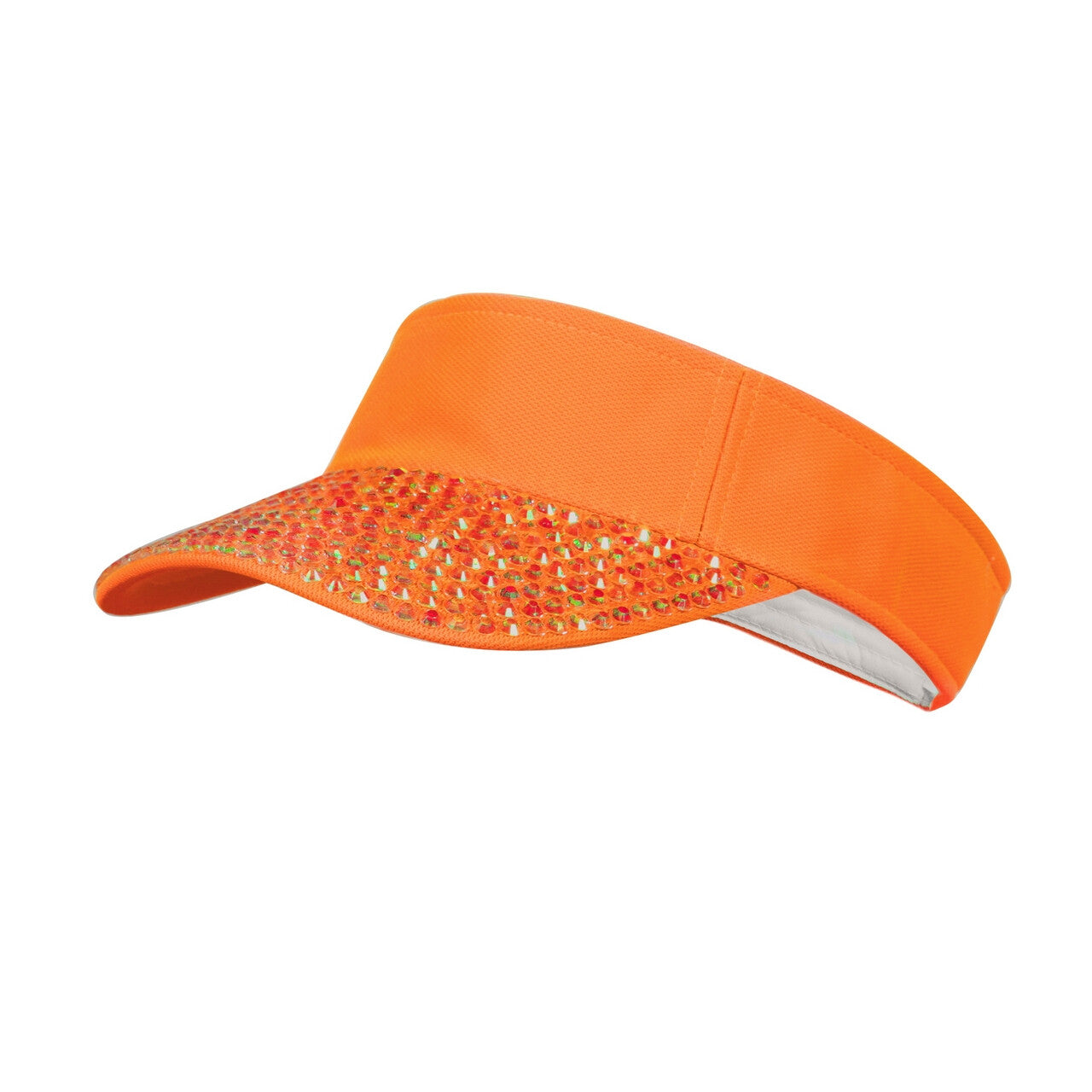 Op deze afbeelding zie je een Accessoires, van het merk Wilbers. Oranje Bling Bling Zonneklep