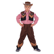 Op deze afbeelding zie je een Kostuums, van het merk Wilbers. Kleine Schrik Van Het Wilde Westen Cowboy Jongen Kostuum