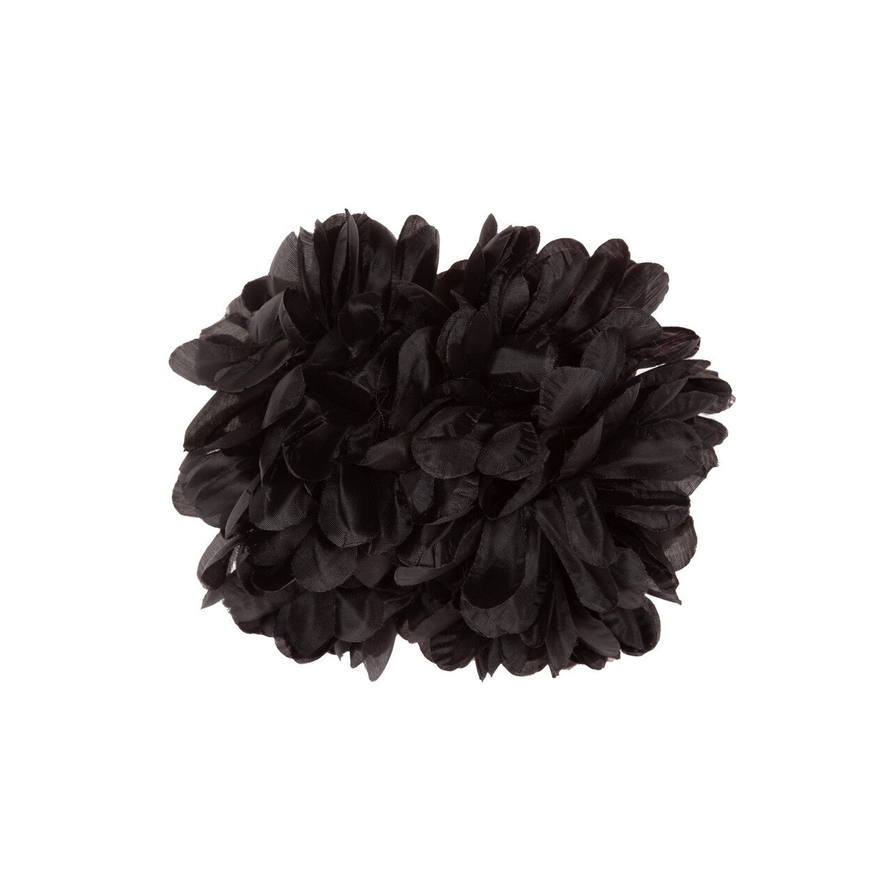 Op deze afbeelding zie je een Accessoires, van het merk Wilbers. Haarclip Bloem Zwart Groot