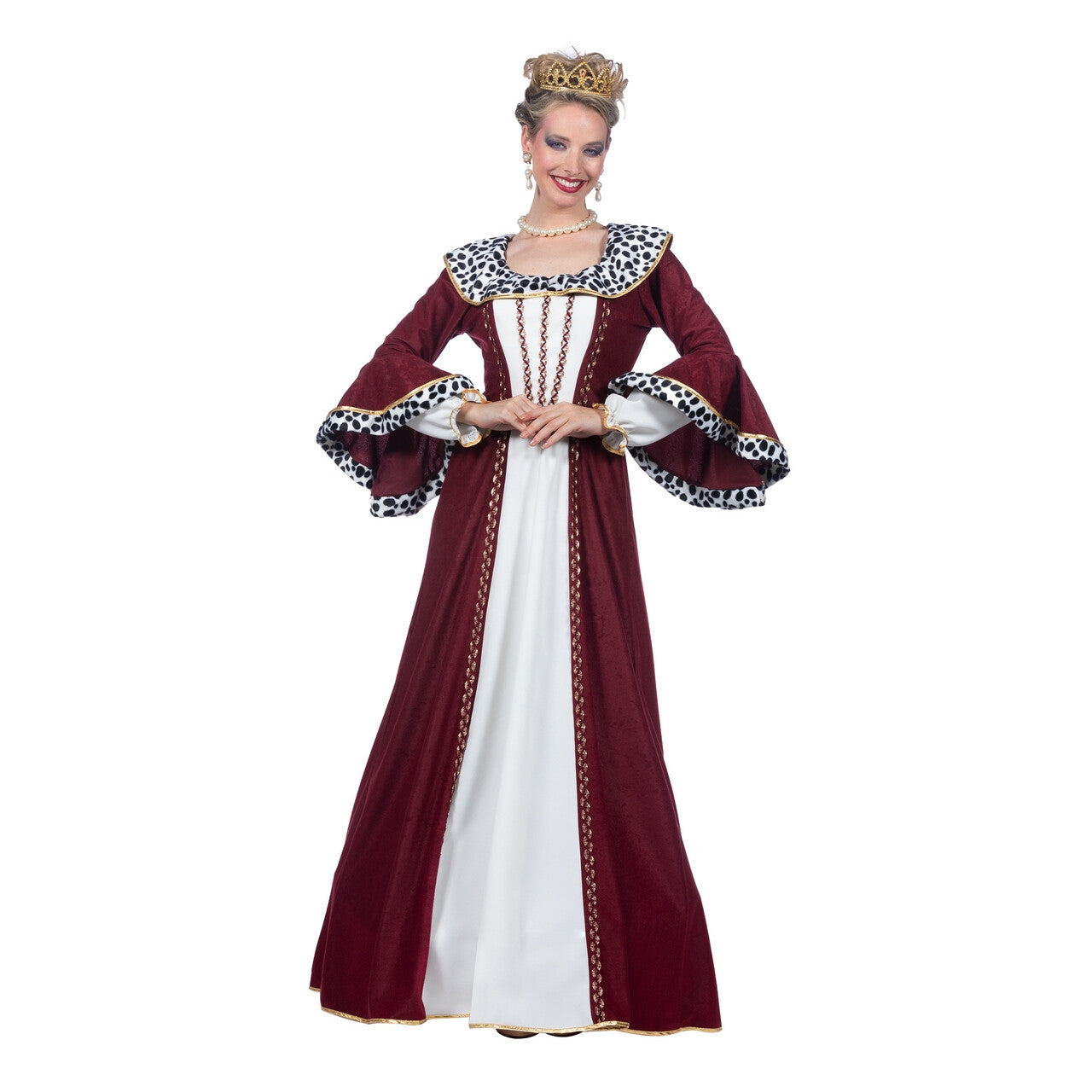 Op deze afbeelding zie je een Kostuums, van het merk Wilbers. Hare Majesteit De Koningin Vrouw Kostuum