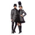 Manteau De Luxe Baronne Argenté Femme