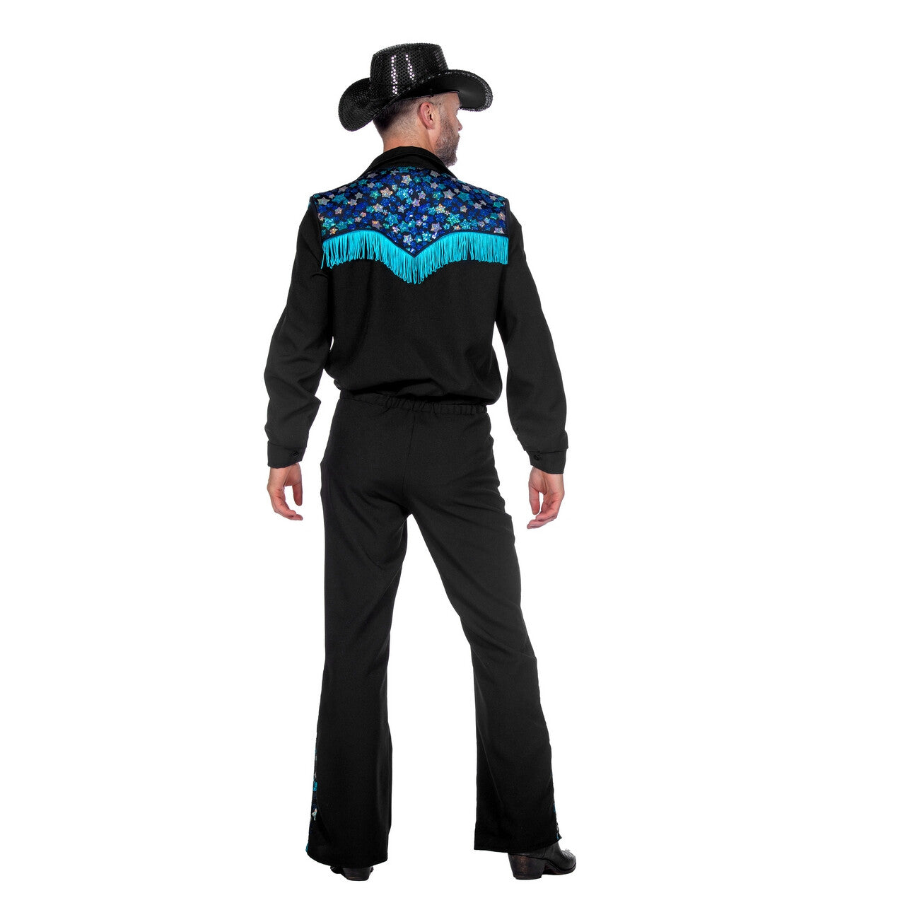 Op deze afbeelding zie je een Kostuums, van het merk Wilbers. Cowboy Country Ster Ben The Man Kostuum