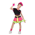 Retro 80s Donna Dance Meisje Kostuum