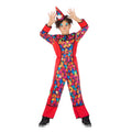 Rode Giechel Clown Kind Kostuum