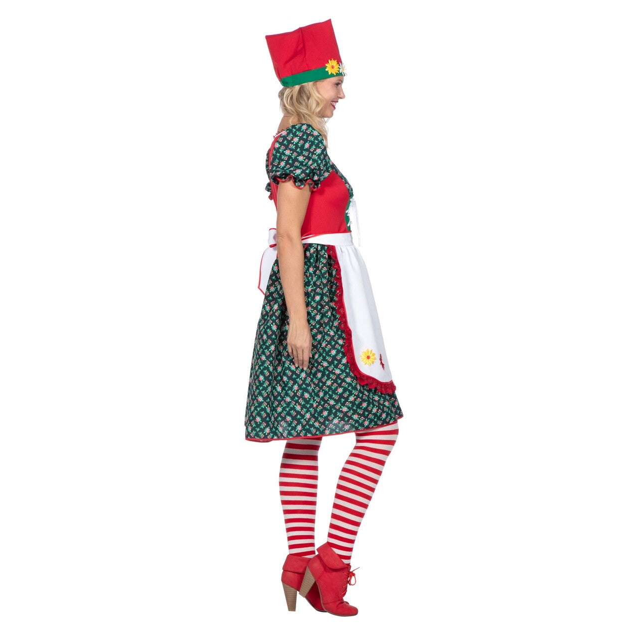 Op deze afbeelding zie je een Kostuums, van het merk Wilbers. Kabouter Lady Lotje Vrouw Kostuum