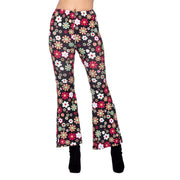 Op deze afbeelding zie je een Kostuums, van het merk Wilbers. Hippiebroek Flowerparty Vrouw
