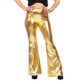 Opvallende Flared Broek Gold Fever Metallic Vrouw