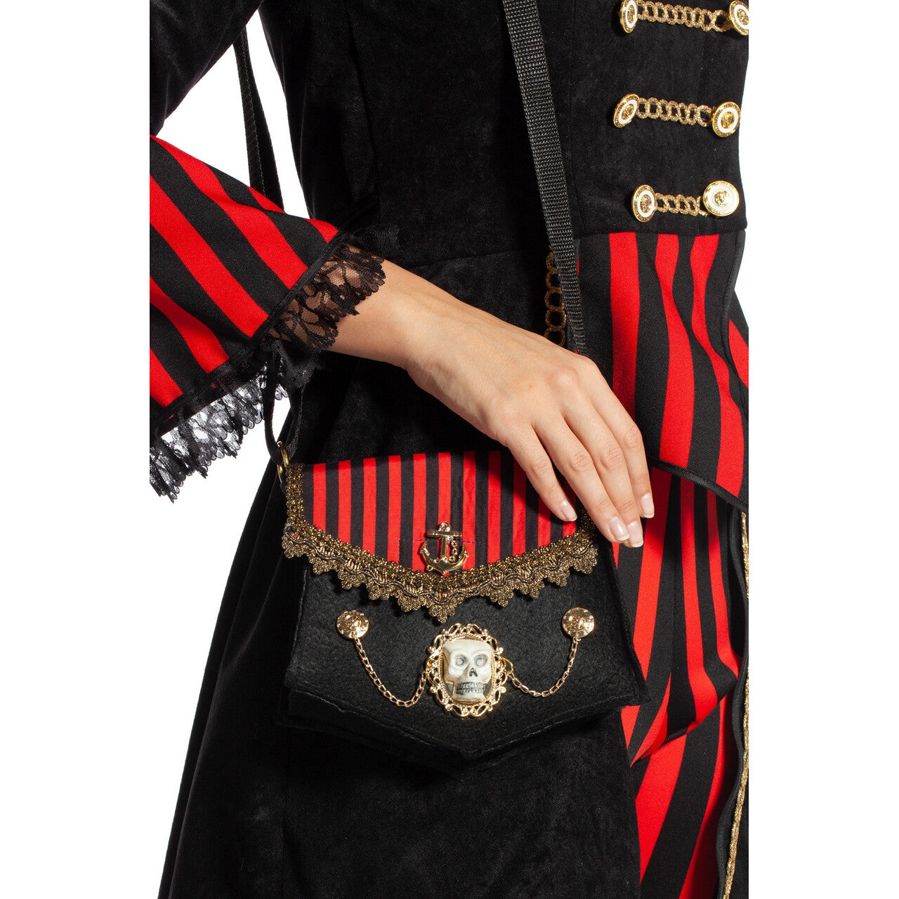 Op deze afbeelding zie je een Accessoires, van het merk Wilbers. Handtas Piraat Lady Gold