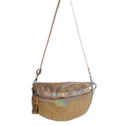 Op deze afbeelding zie je een Accessoires, van het merk Wilbers. Heup / Schoudertas Sparkling Gold Stones