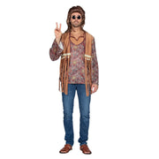 Op deze afbeelding zie je een Kostuums, van het merk Wilbers. Hippe Hippie Festival Woody Man