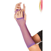 Op deze afbeelding zie je een Accessoires, van het merk Wilbers. Vingerloze Handschoenen Visnet Paars