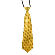 Op deze afbeelding zie je een Accessoires, van het merk Wilbers. Pailletten Stropdas Goud Time To Shine