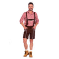 Drie Twee Een Zoepen Lederhose Bruin Man