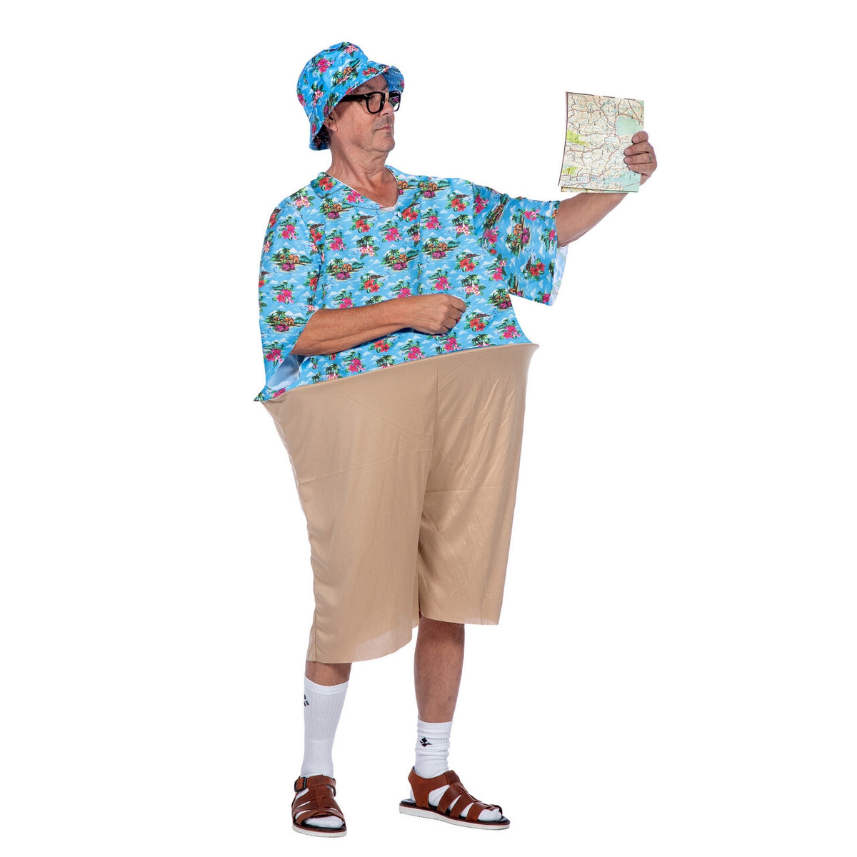 Op deze afbeelding zie je een Kostuums, van het merk Wilbers. Tourist Kostuum Man