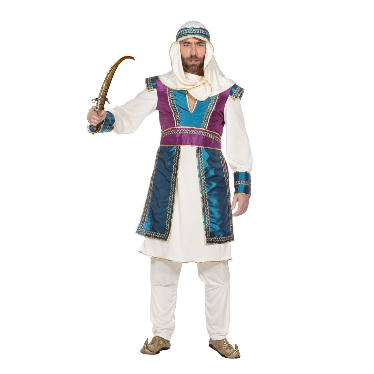 Op deze afbeelding zie je een Kostuums, van het merk Wilbers. Sultan Of The Shiny Nights Man Kostuum